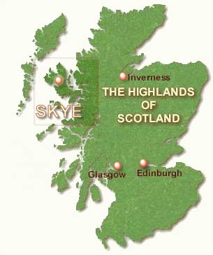 Map of Scotland